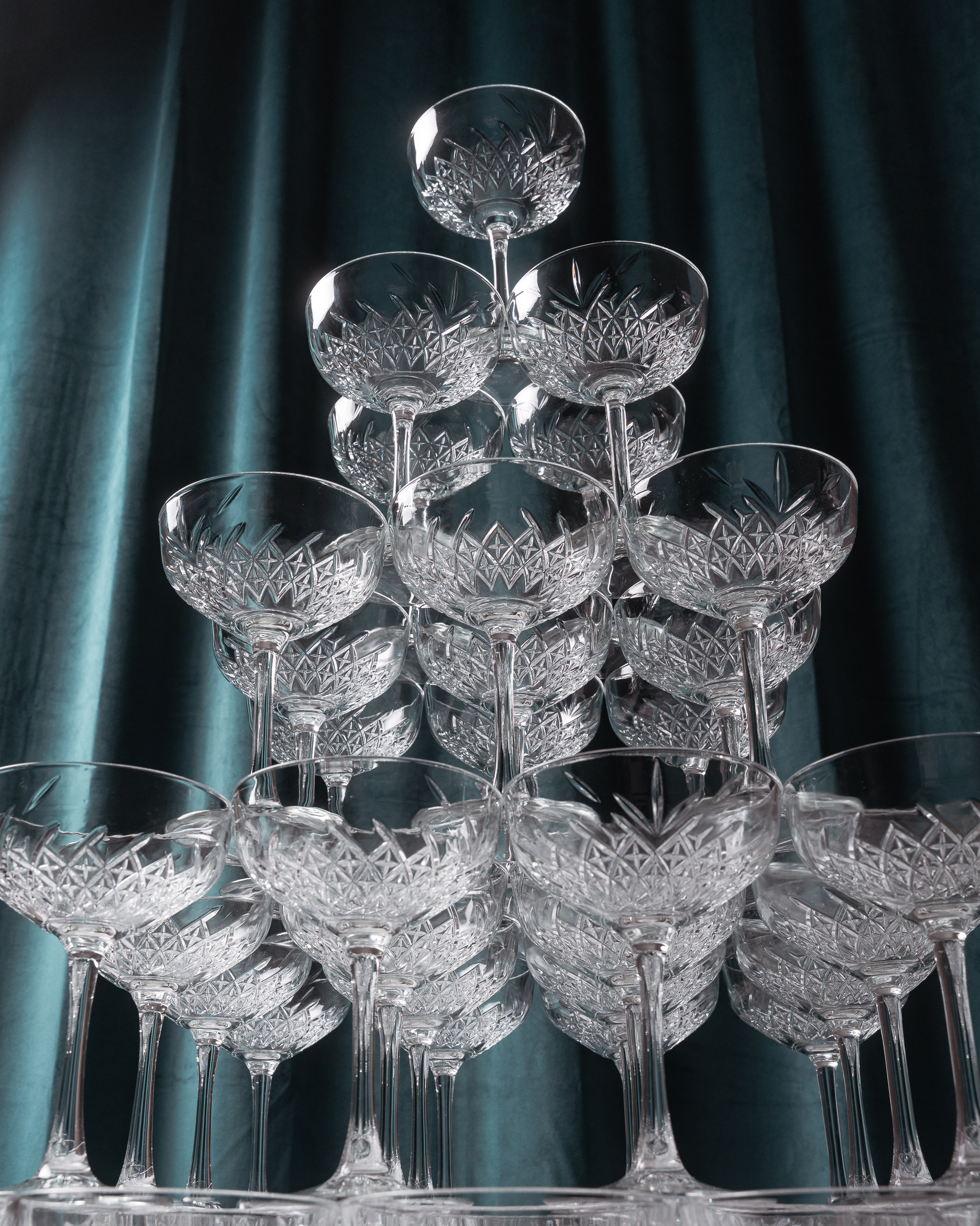 Champagner Tower Trockeneis Hamburg